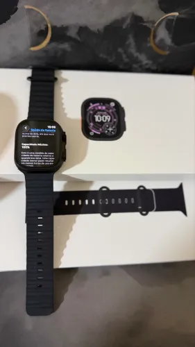 Apple Watch Ultra 3 49mm black pouco uso