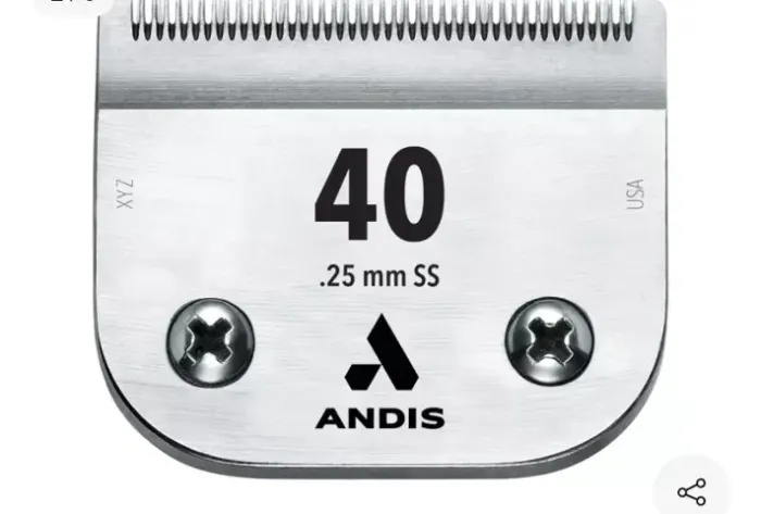 Lâmina Andis 40 Ultraedge 0.25mm Original e Lacrada
