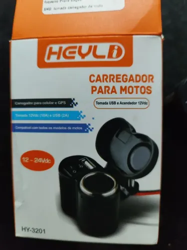 Carregador de celular para moto