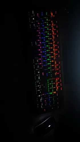 teclado gamer + mousse bluetooth