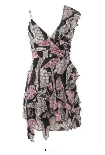 Vestido em seda isabel marant, tamanho 36