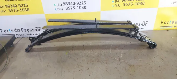 Par Feixe Mola Traseira Da L200 Quadrada 