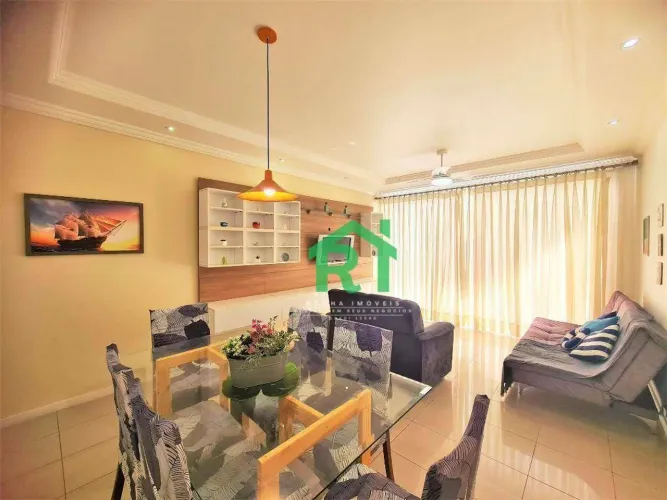 Apartamento com 4 dormitórios à venda, 125 m² por R$ 690.000,00 - Pitangueiras - Guarujá/S