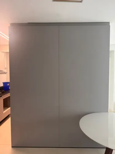 2 chapas de MDF cinza fosco - 2,50 x 1,00 m cada