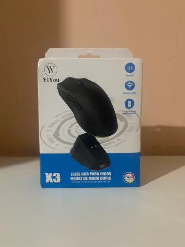 Mouse YiYou X3 Sem Fio Bluetooth Novo
