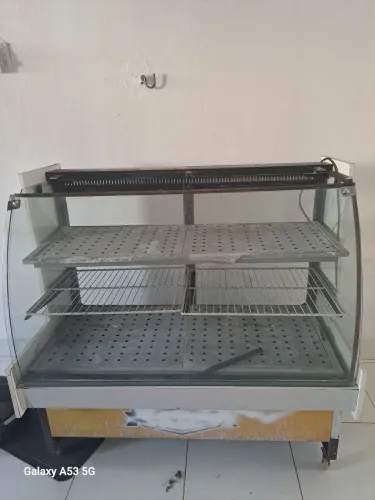 Vendo expositor topado esquentando perfeitamente ótimo para lanchonete zap *