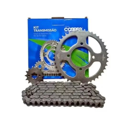 KIT RELAÇÃO FACTOR 125 2009-2016/YBR 125 2003-2008 - COBREQ.