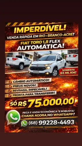 Fiat Toro Endurence 1.8 16V Flex Aut. 2019