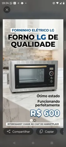 Forno LG com perfeito condições