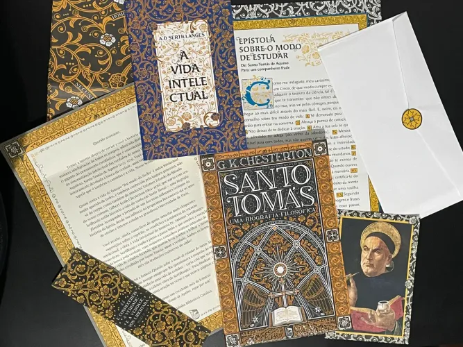 Box completo da Minha Biblioteca Católica - São Tomás
