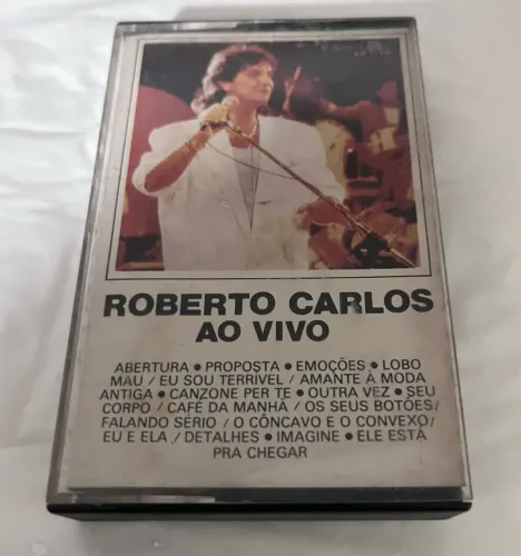 Fita cassete Roberto Carlos Ao Vivo