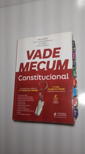 VADE MECUM CONSTITUCIONAL COM ETIQUETA MARCA FÁCIL ( LEIA O ANÚNCIO )