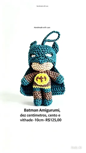 Boneco amigurumi