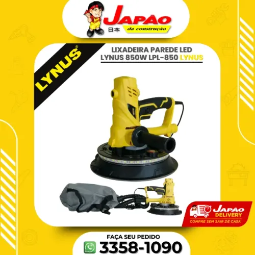 Lixadeira Parede Led Lynus 850w Lpl-850 Oferta Por Tempo Limitado