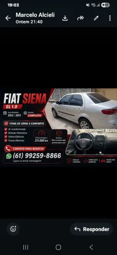 Fiat Siena EL Celeb. 1.0 MPI Fire Flex 8V 4P 2013