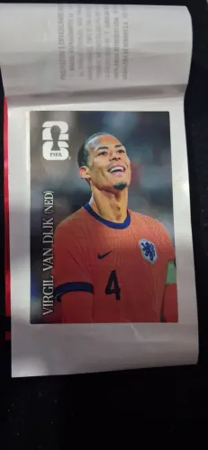 Figurinha copa virgil Van dijk 