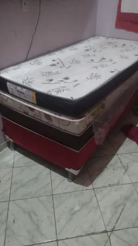 cama de solteiro com colchão