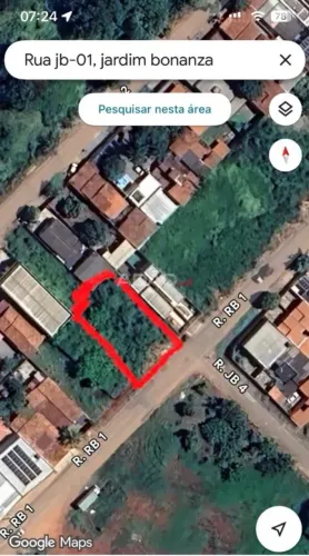 Lote Jardim bonanza, no final da castelo branco, saída pra trindade.