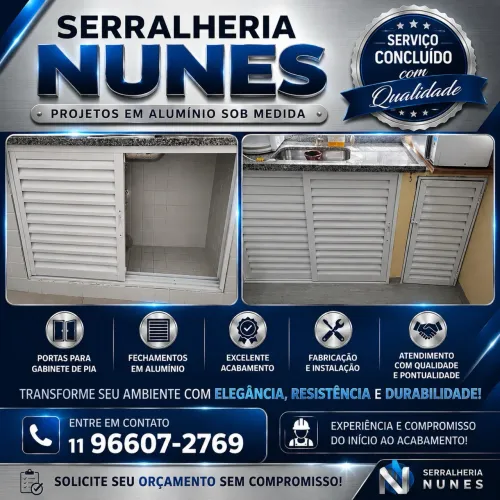 Serralheria Projetos em alumínio
