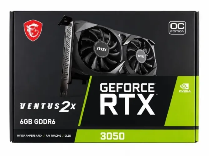 Placa de video MSI Geforce RTX 3050 6GB GDDR6