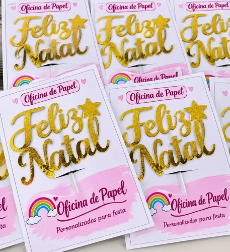 Personalizados em papel para festas 