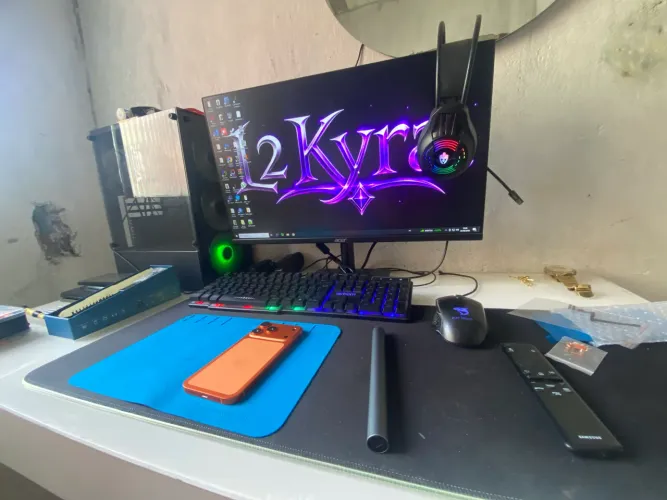 PC GAMER i7 RX 550 4 GB TROCO IPHONE OR PIX 