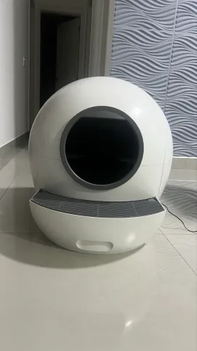 Caixa de areia automática para gatos