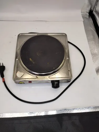 Fogão Elétrico Agratto de Mesa 1 Prato Inox 127V 1500W FMA-01