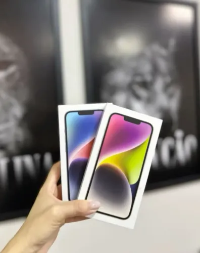 iPhone 14 256GB - Loja Física - 1 Ano de garantia - Brindes - Até 18X