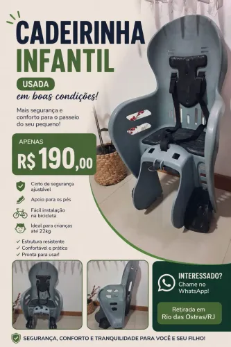 Cadeirinha infantil