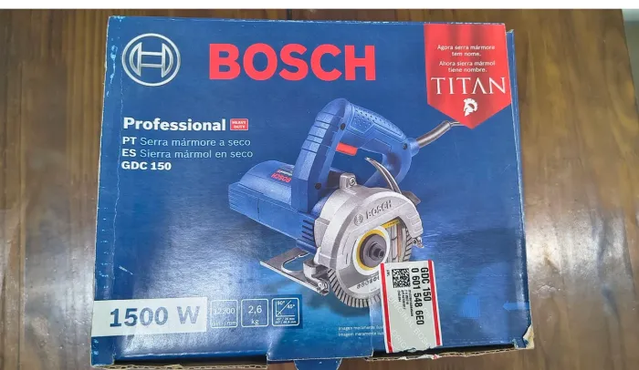 Serra Mármore 1500W Titan S/ Disco Gdc150 - Bosch Nova