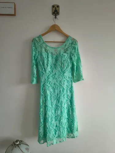 Vestido de Festa Verde Menta