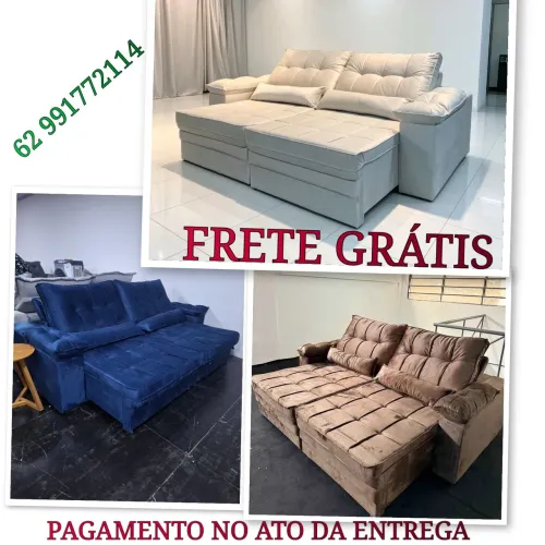 Lançamento sofá morfeu retrátil e reclinável PAGAMENTO NA ENTREGA