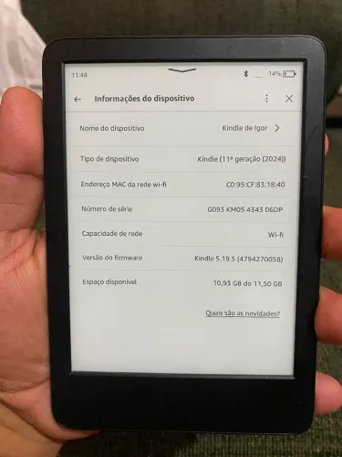 Kindle 11ª Geração