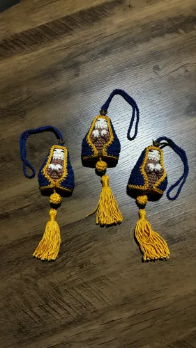 Chaveiro de crochê