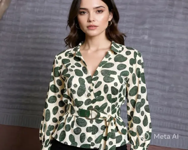 Blusa shoulder tamanho G com peça metálica linda