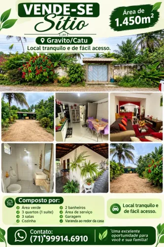 CASA COM EXCELENTE ÁREA COM POMAR