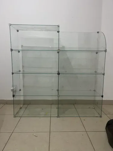 Estante de vidro modular