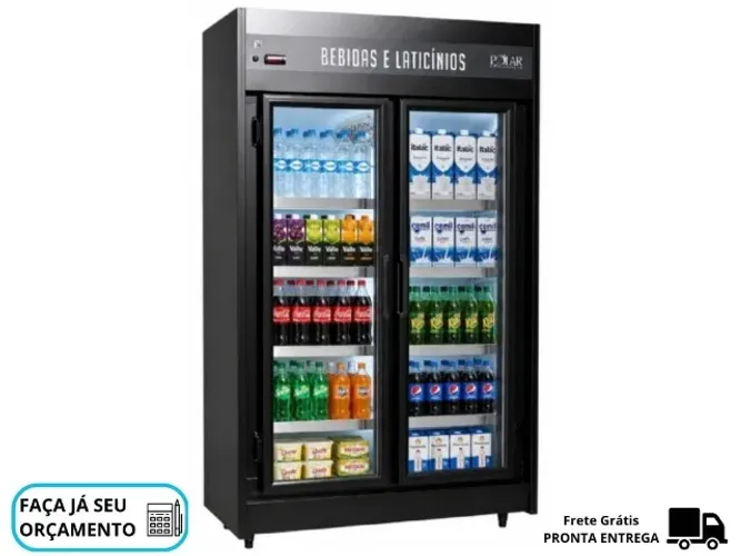Expositor Refrigerado 2 Portas Polar