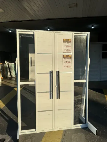 PORTA DE ALUMÍNIO BRANCO SACADA LAMBRIL - PROMOÇÃO IMPERDÍVEL