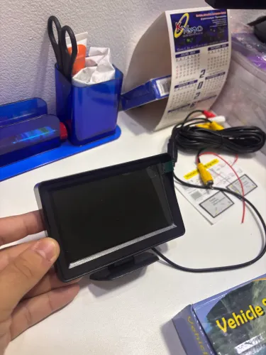 Kit Câmera de Ré + Monitor LCD 4.3 HD NOVO