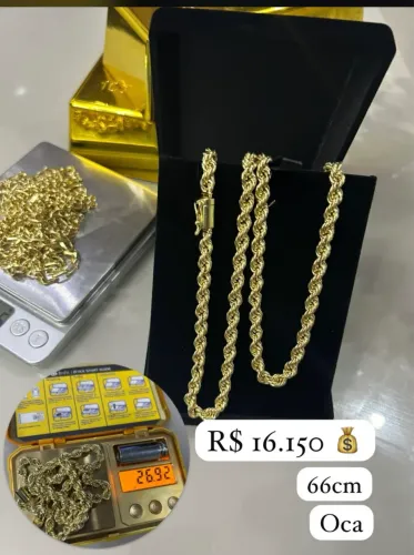Corrente de ouro baiano 18k (750)