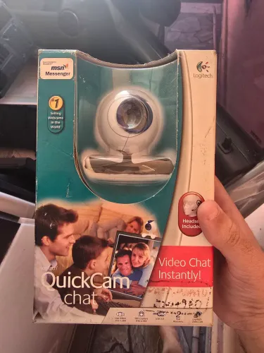 Webcam logitech antiga