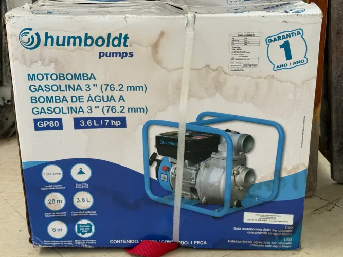 Motobomba a Gasolina Humboldt GP80 - 3? | 7 HP