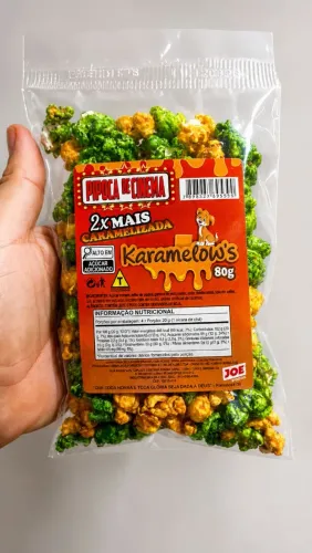 Pipoca da copa caramelizada 