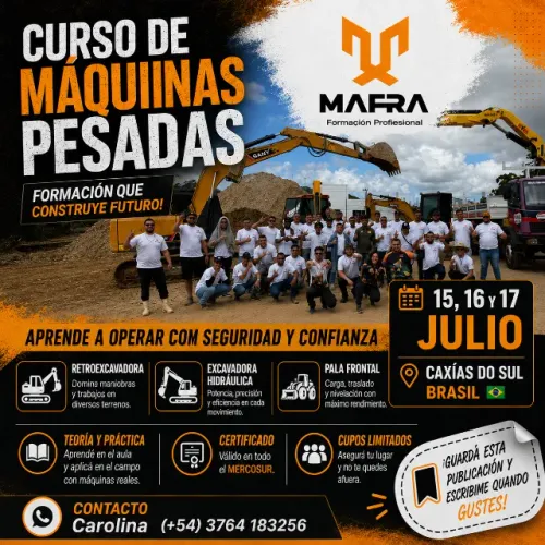 CAPACITACIÓN EN MAQUINARIA PESADA
