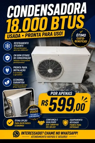 CONDESADORA 18000 BTUs