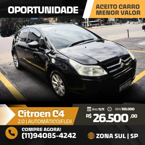 Citroen C4 GLX 2.0 Flex 16V 5P Aut. 2011