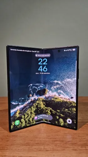 Samsung Galaxy Z Fold7 512GB Azul  c/Capa Premium +Smartwatch Ultra 2025 c/seguro estendid