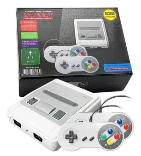 Video Game Super Mini 2 Controles 620 Jogos 8 Bits